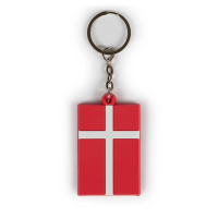 Nøglering med dannebrogsflag