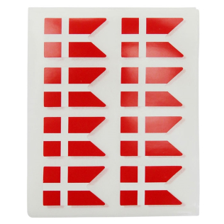 Klistermærker med dannebrog