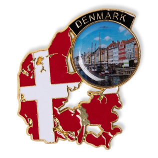 Danmark magnet i metal