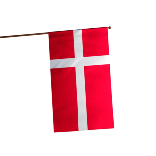 Dansk flag på pind