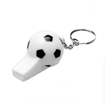 Fodbold fløjte i sort og hvid