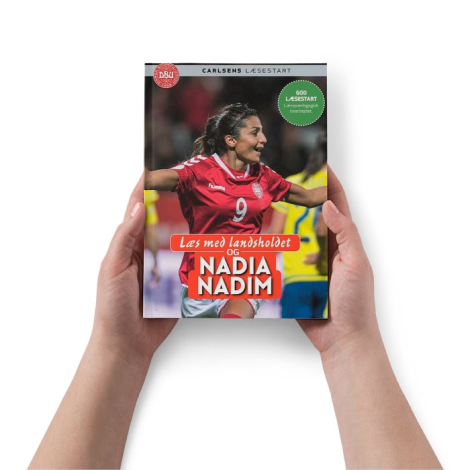 Læs med landsholdet og Nadia Nadim bog