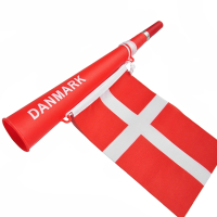fanhorn med dansk flag