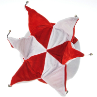 Narhat i rød og hvid set oppefra