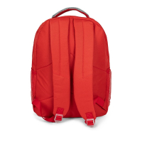 Fodbold rygsæk i dannebrogsfarver med plads til en fodbold