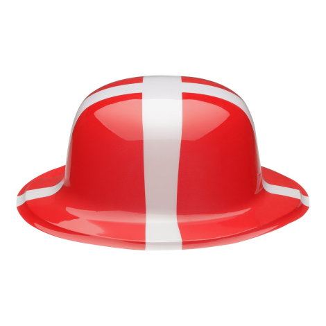 Danmark hat i rød og hvid