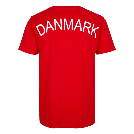 Danmark tshirt bagfra