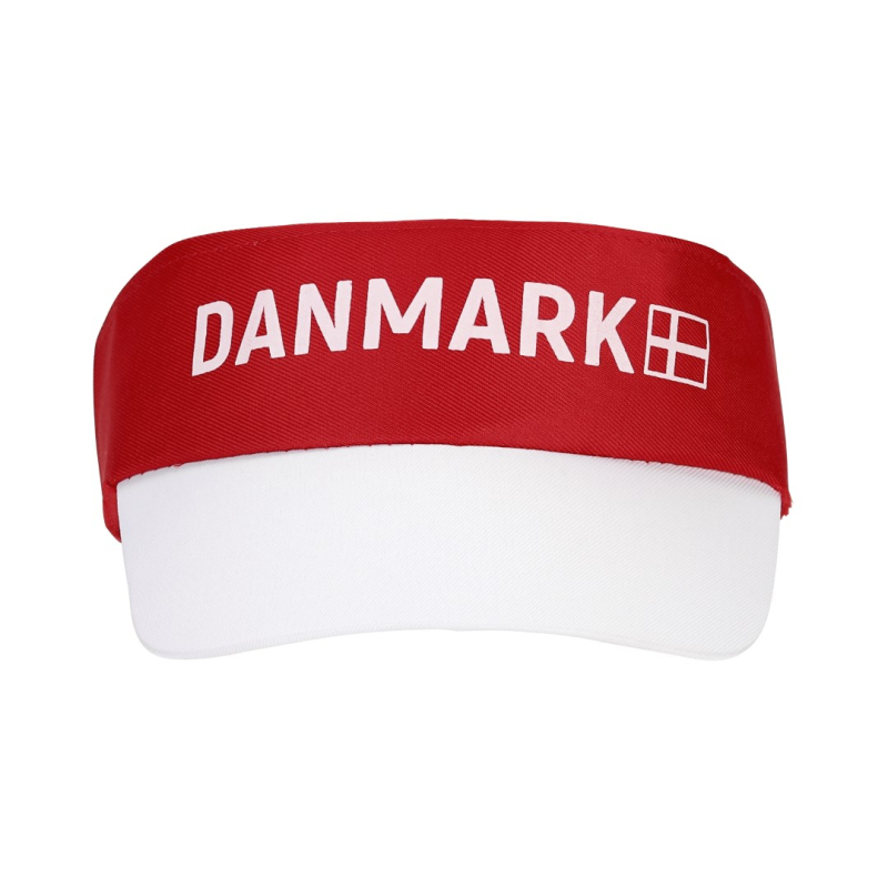 Tennis kasket - Danmark - Rød/hvid