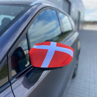 Dannebrog overtræk til bil
