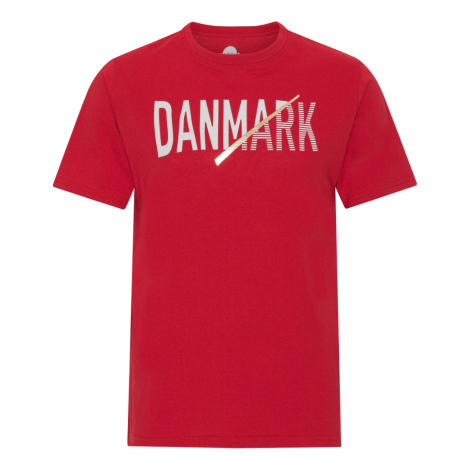 Danmark T-shirt i rød