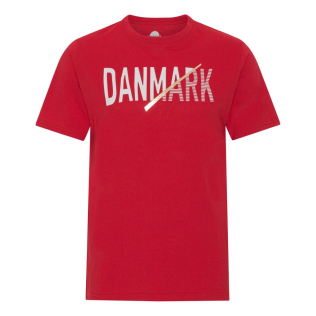 Rød T-shirt med 