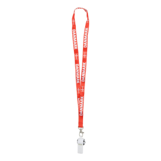 Danmark keyhanger med fløjte