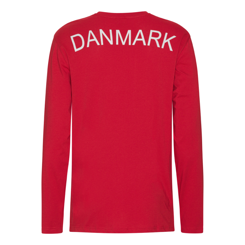 Danmark langærmet trøje set bagfra
