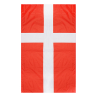Danmark flag poncho m. hætte