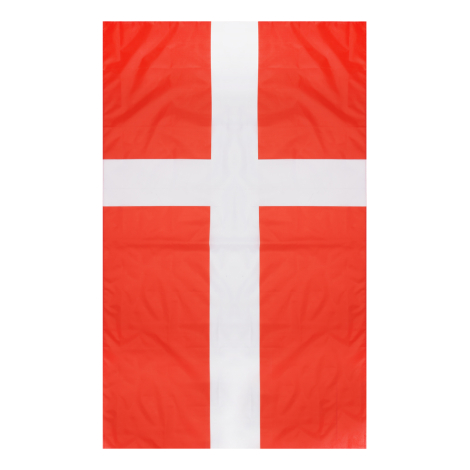 Danmark flag poncho m. hætte