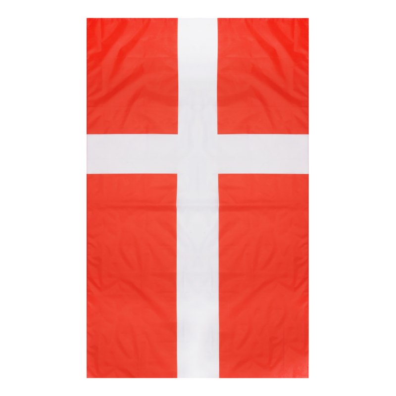 Danmark flag poncho m. hætte