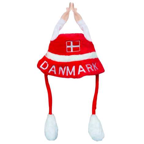 Rød bøllehat med 