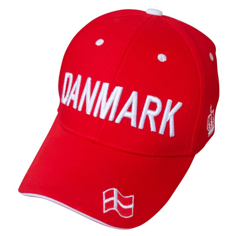 Billede af Danmark kasket rød