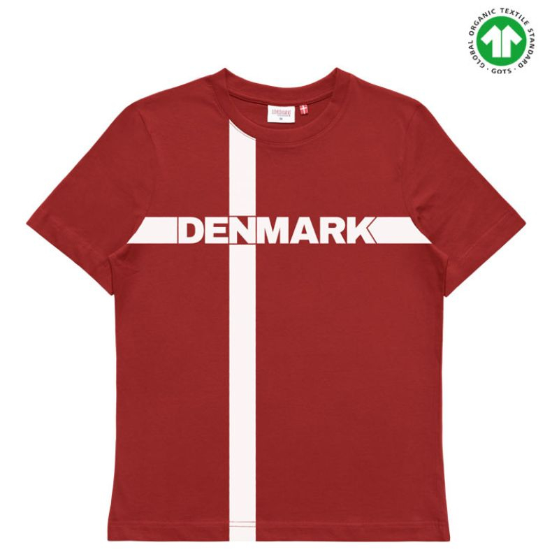 Dannebrog t-shirt til damer