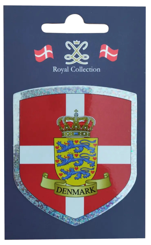Klistermærke Våbenskjold flag