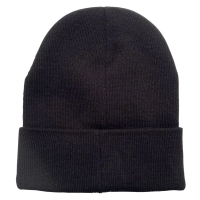 Sort Danmark hue med rødt DANMARK-broderi og danske flag.