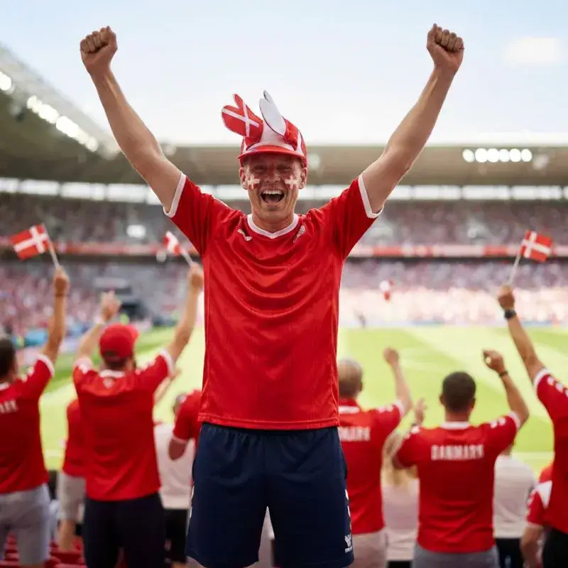 Dansk roligan med den originale klaphat på hovedet