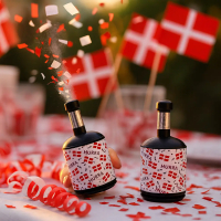 Partypoppers dannebrog