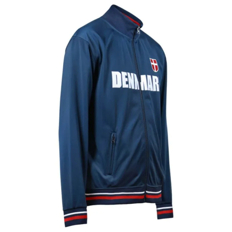 Danmark navy sportsjakke set fra siden