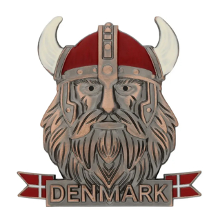 Viking køleskabsmagnet – emaljeret vikingekriger magnet souvenir
