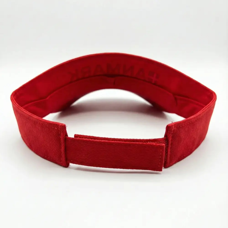 Tennis kasket Danmark set bagfra med velcro lukning