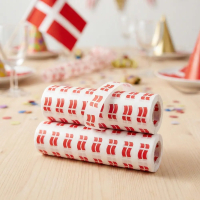 Serpentiner med Dannebrog motiv