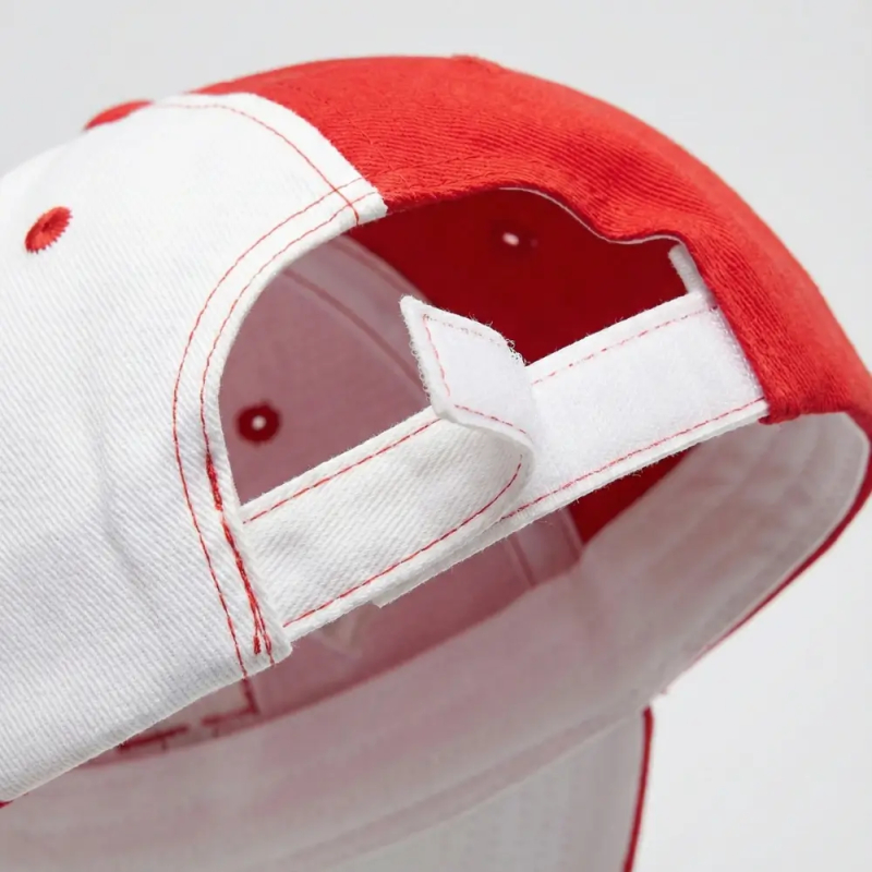 Danmark kasket set bagfra med velcro lukning