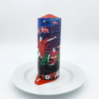 Fodbold bordbombe på tallerken