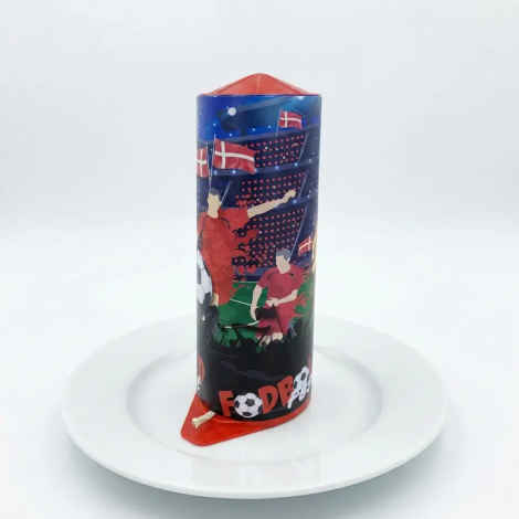 Fodbold bordbombe på tallerken