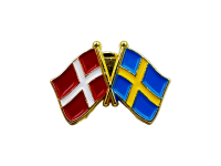 Pin Danmark-Sverige venskabspin