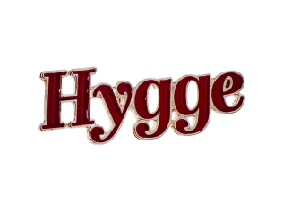 Hygge pin – emaljeret nål med dansk hygge-motiv