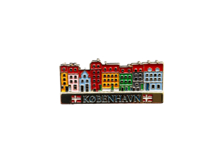 Nyhavn København pin – farverig emaljeret souvenir fra Danmark