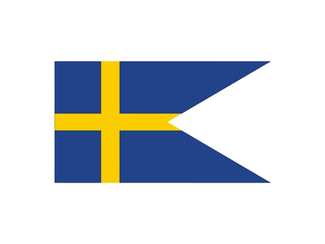 SE flag vimpel klistermærke – svensk flag vimpel souvenir sticker