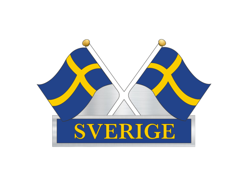 Klistermærke, SE 2 Flag Folie