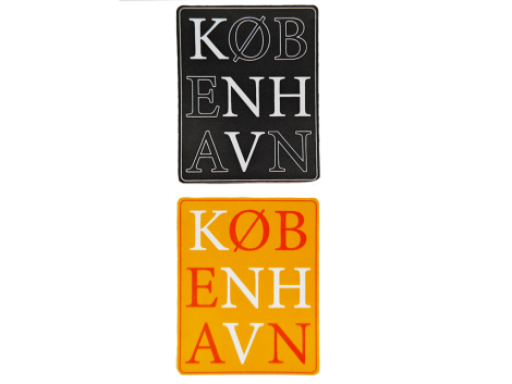 KØB-HENH-AVN klistermærker – 2 styk København ordleg souvenir stickers