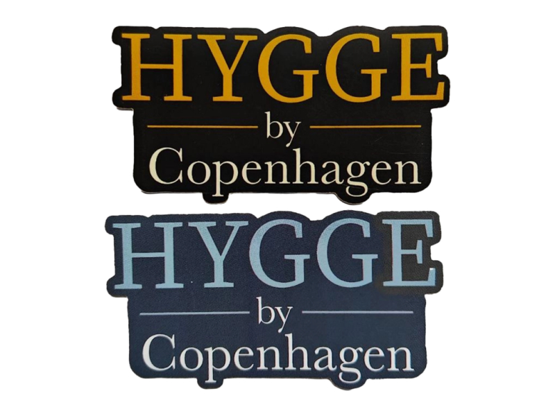 Klistermærker, Hygge By CPH Sort Og Blå Sæt 2 Styk