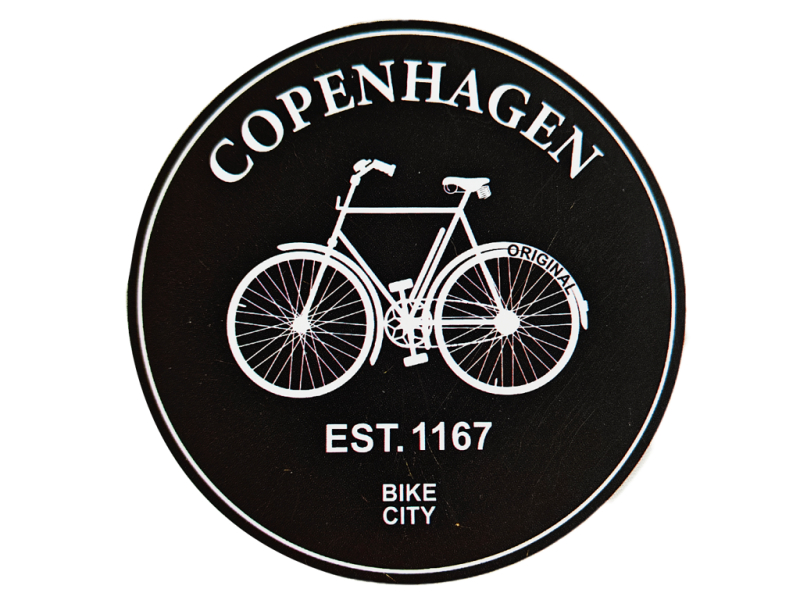 Klistermærke, Cykel CPH Established 1167